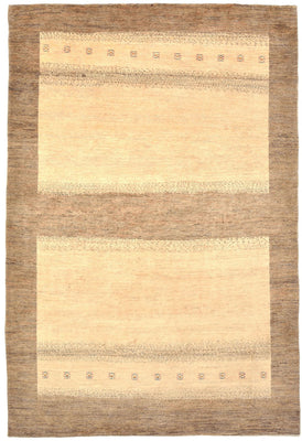 Tapis Gabbeh - Loribaft Persan - 301 x 201 cm - beige