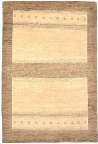 Tapis Gabbeh - Loribaft Persan - 301 x 201 cm - beige