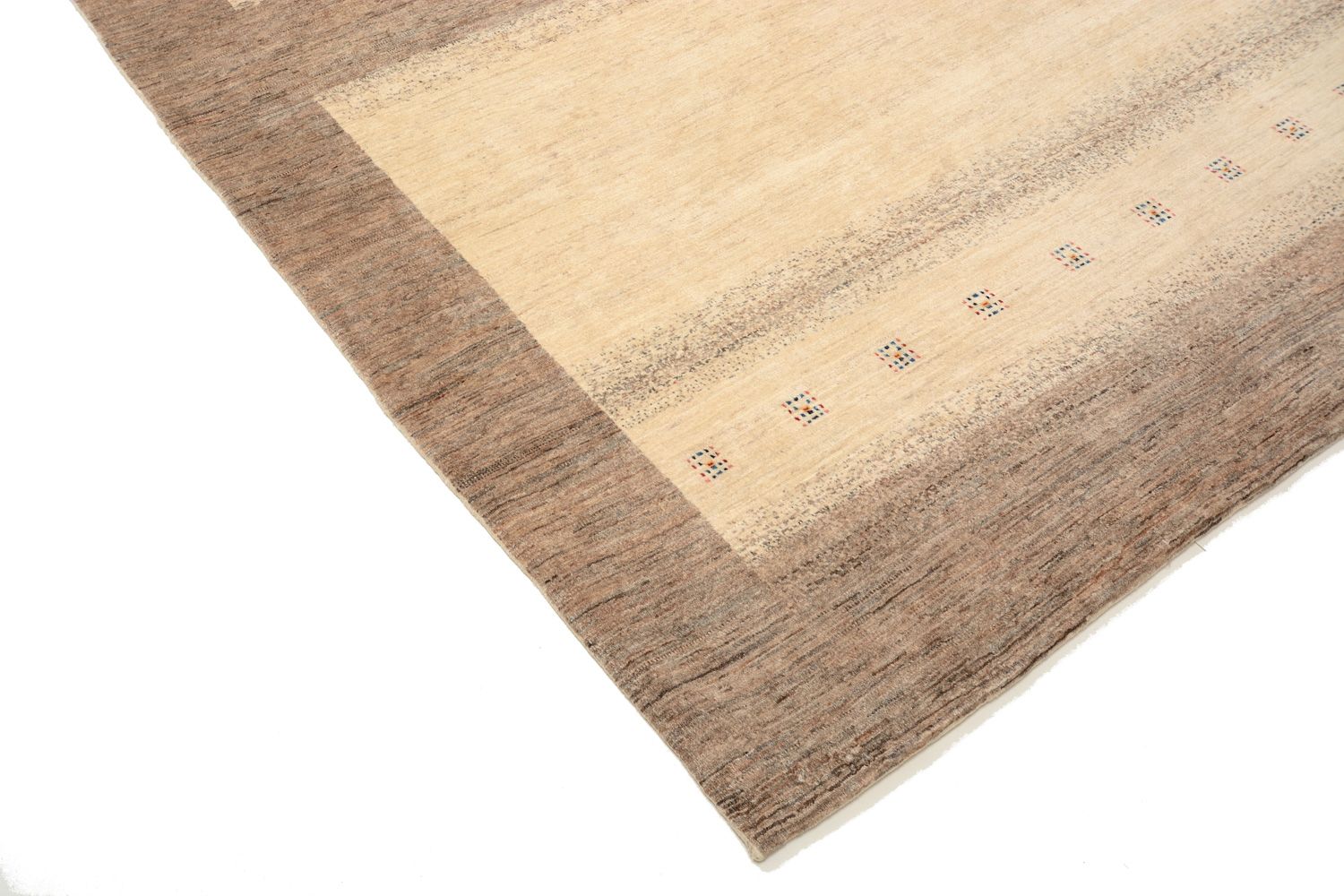 Tapis Gabbeh - Loribaft Persan - 301 x 201 cm - beige