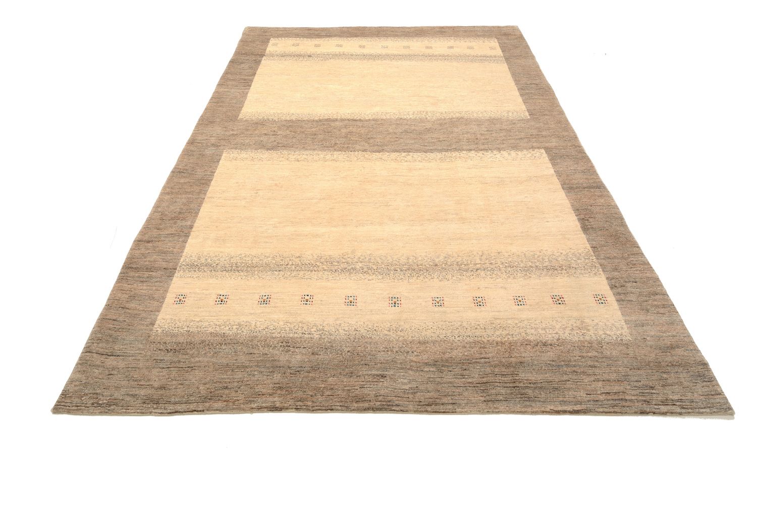 Tapis Gabbeh - Loribaft Persan - 301 x 201 cm - beige