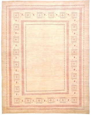 Tapis Gabbeh - Loribaft Persan - 417 x 309 cm - beige