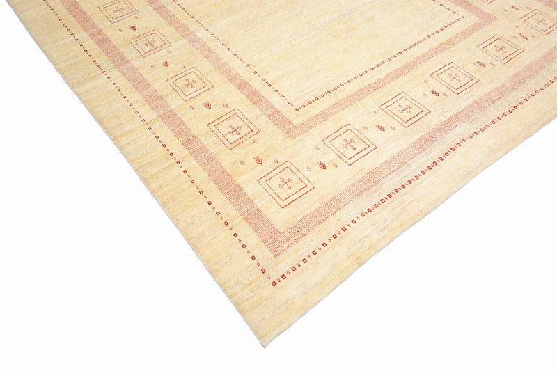 Tapis Gabbeh - Loribaft Persan - 417 x 309 cm - beige