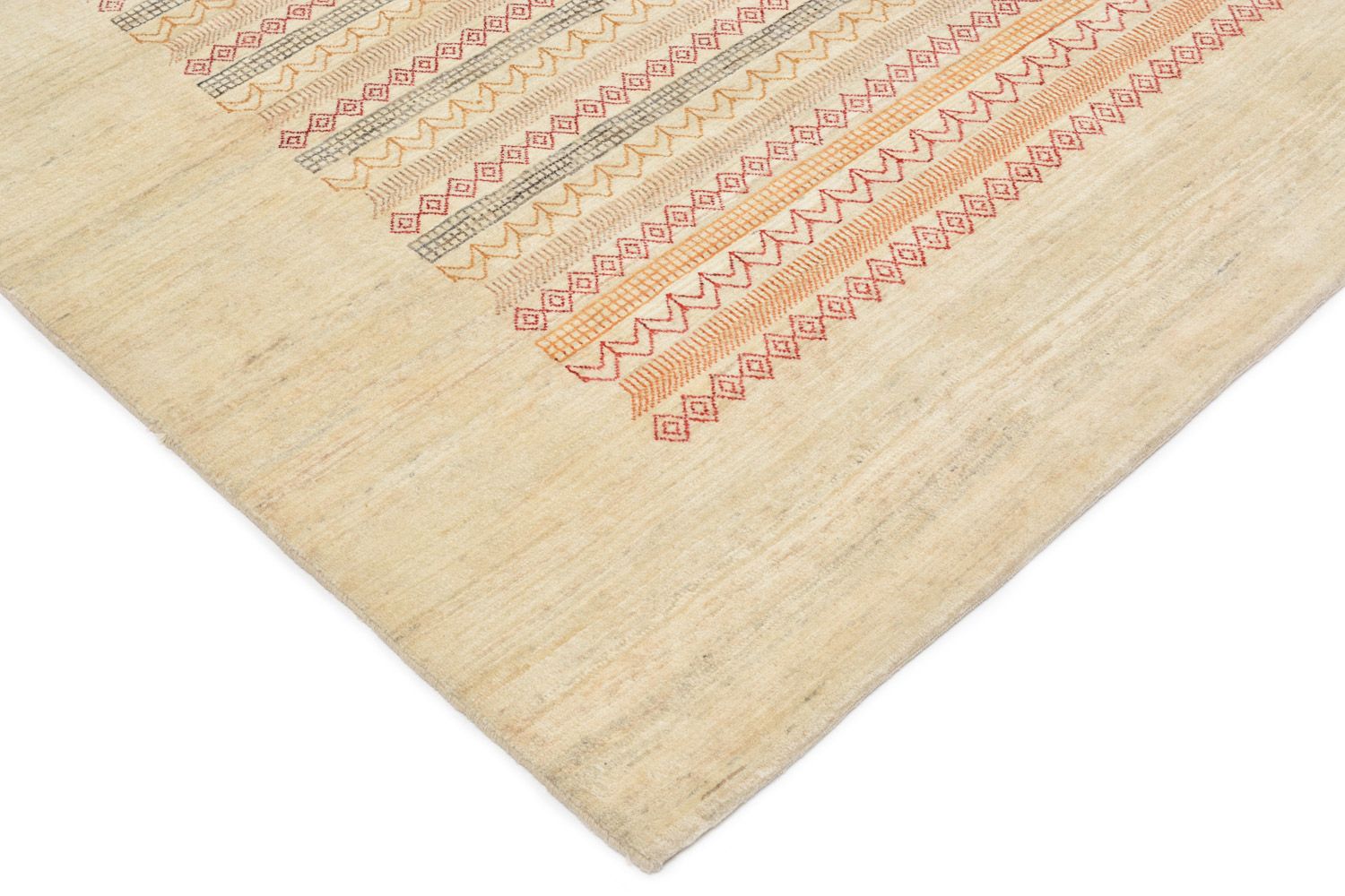 Tapis Gabbeh - Loribaft Persan - 302 x 201 cm - naturel