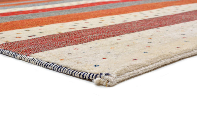 Tapis Gabbeh - Loribaft Persan - 213 x 160 cm - multicolore