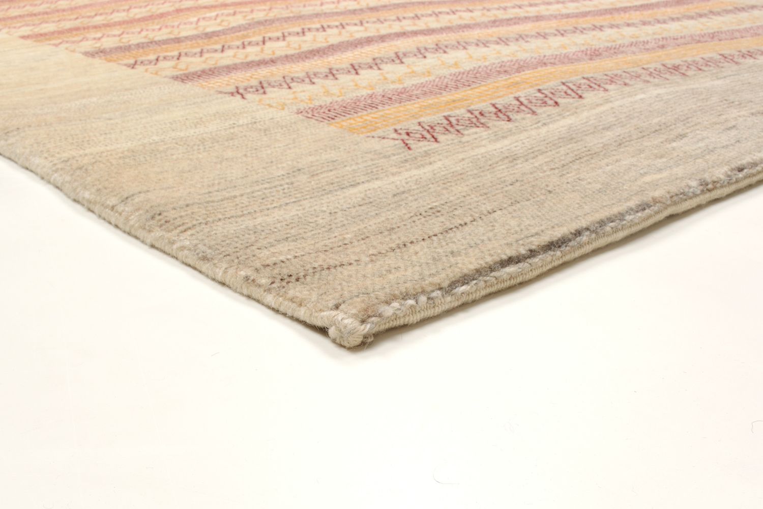 Tapis Gabbeh - Loribaft Persan - 206 x 128 cm - sable