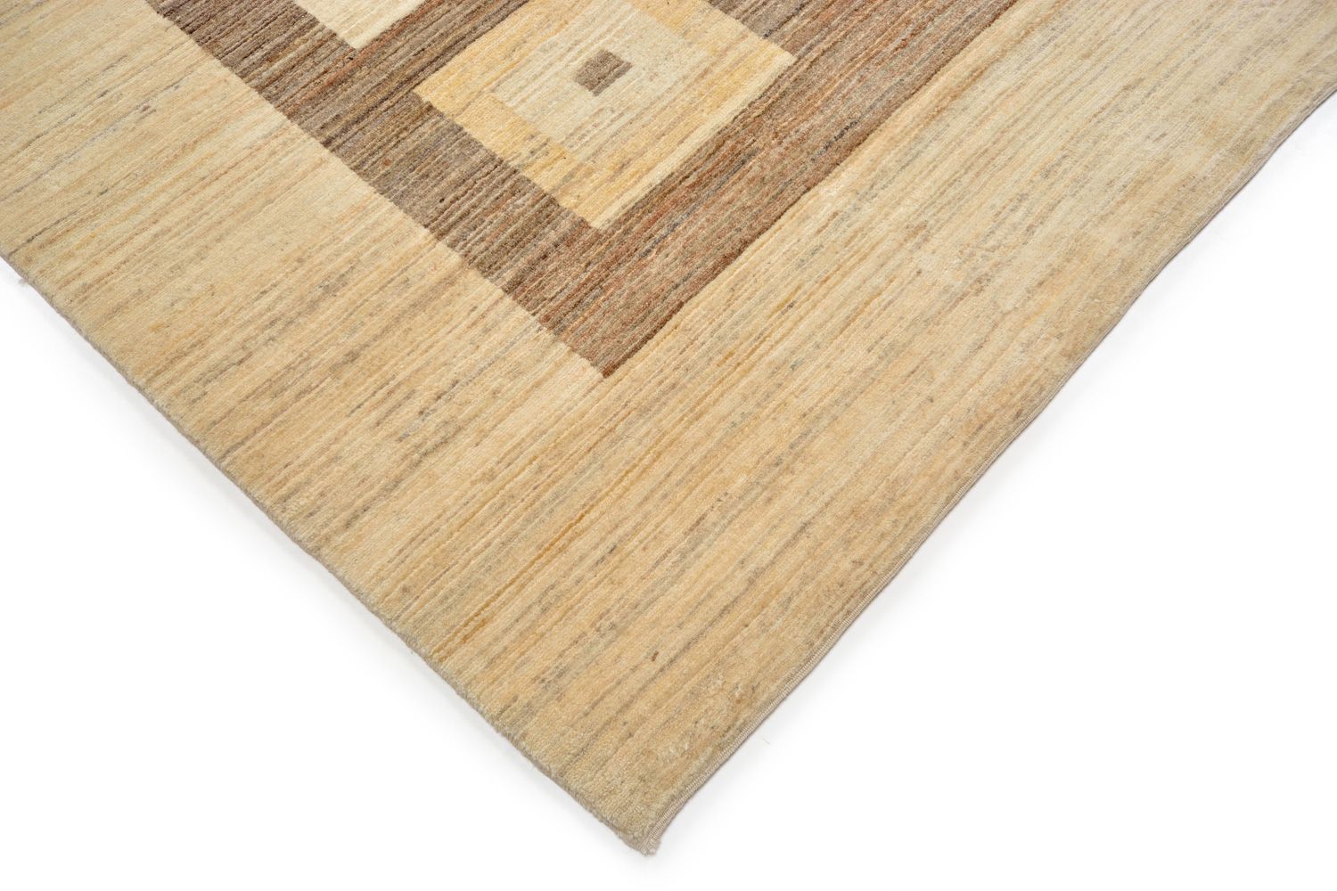 Tapis Gabbeh - Loribaft Persan - 384 x 265 cm - marron clair