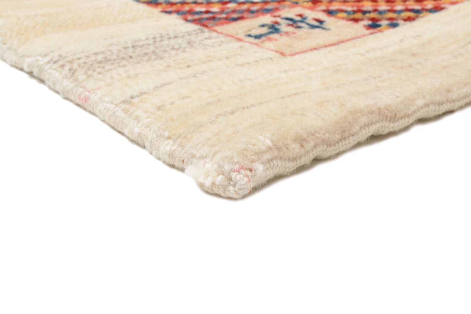 Tapis Gabbeh - Loribaft Persan - 142 x 101 cm - rouge