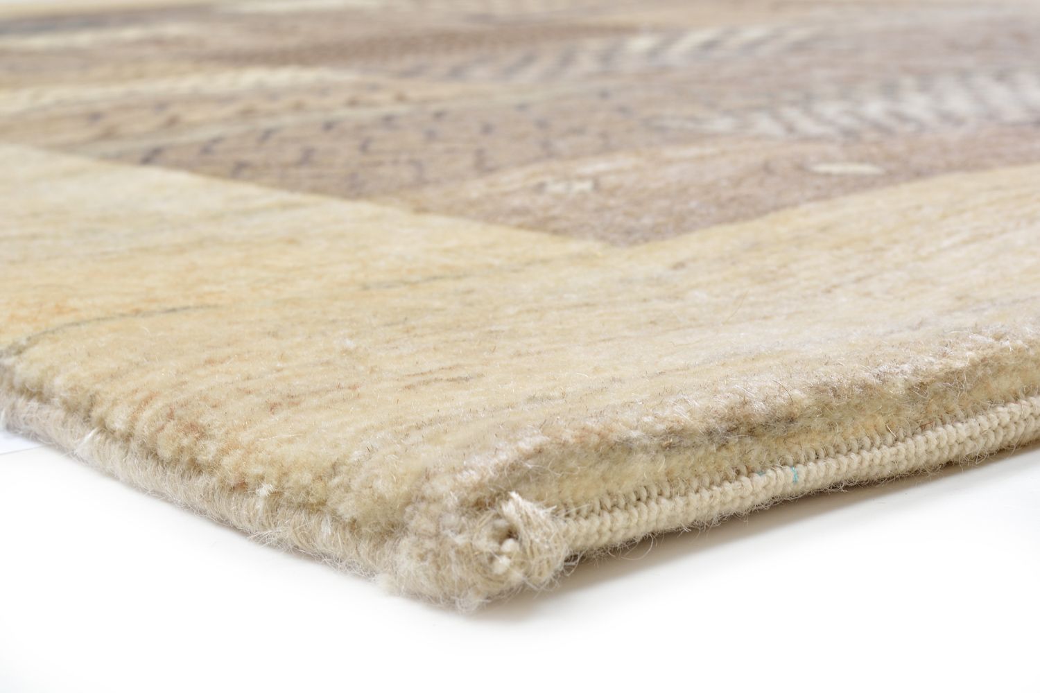 Tapis Gabbeh - Loribaft Persan - 156 x 110 cm - sable