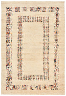 Tapis Gabbeh - Loribaft Persan - 180 x 120 cm - beige
