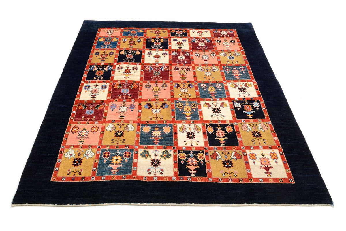 Tapis Gabbeh - Loribaft Persan - 195 x 153 cm - colorée