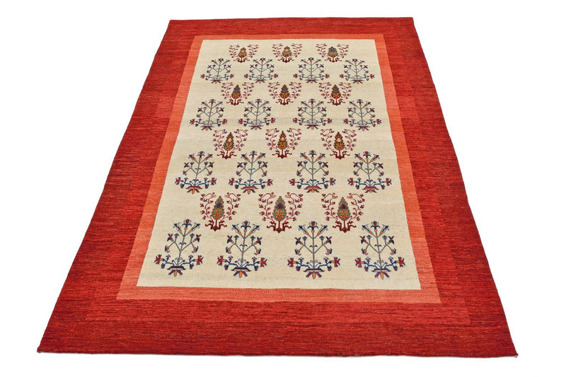Tapis Gabbeh - Loribaft Persan - 298 x 200 cm - rouge