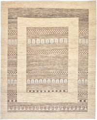 Tapis Gabbeh - Loribaft Persan - 253 x 203 cm - sable