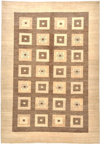 Tapis Gabbeh - Loribaft Persan - 380 x 264 cm - marron