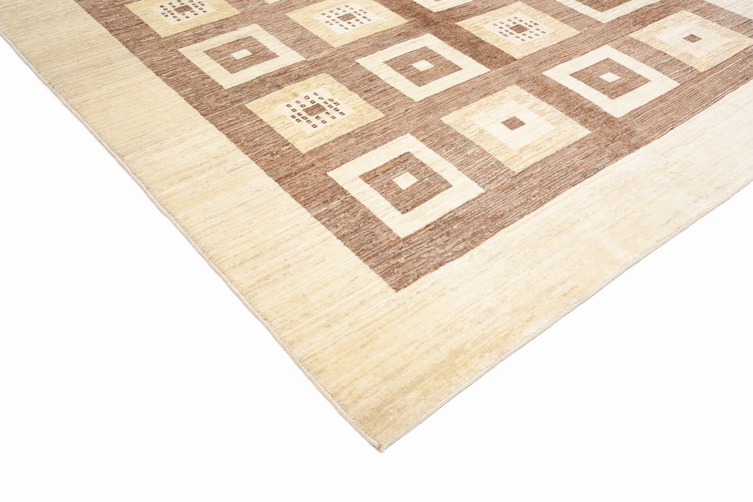Tapis Gabbeh - Loribaft Persan - 380 x 264 cm - marron
