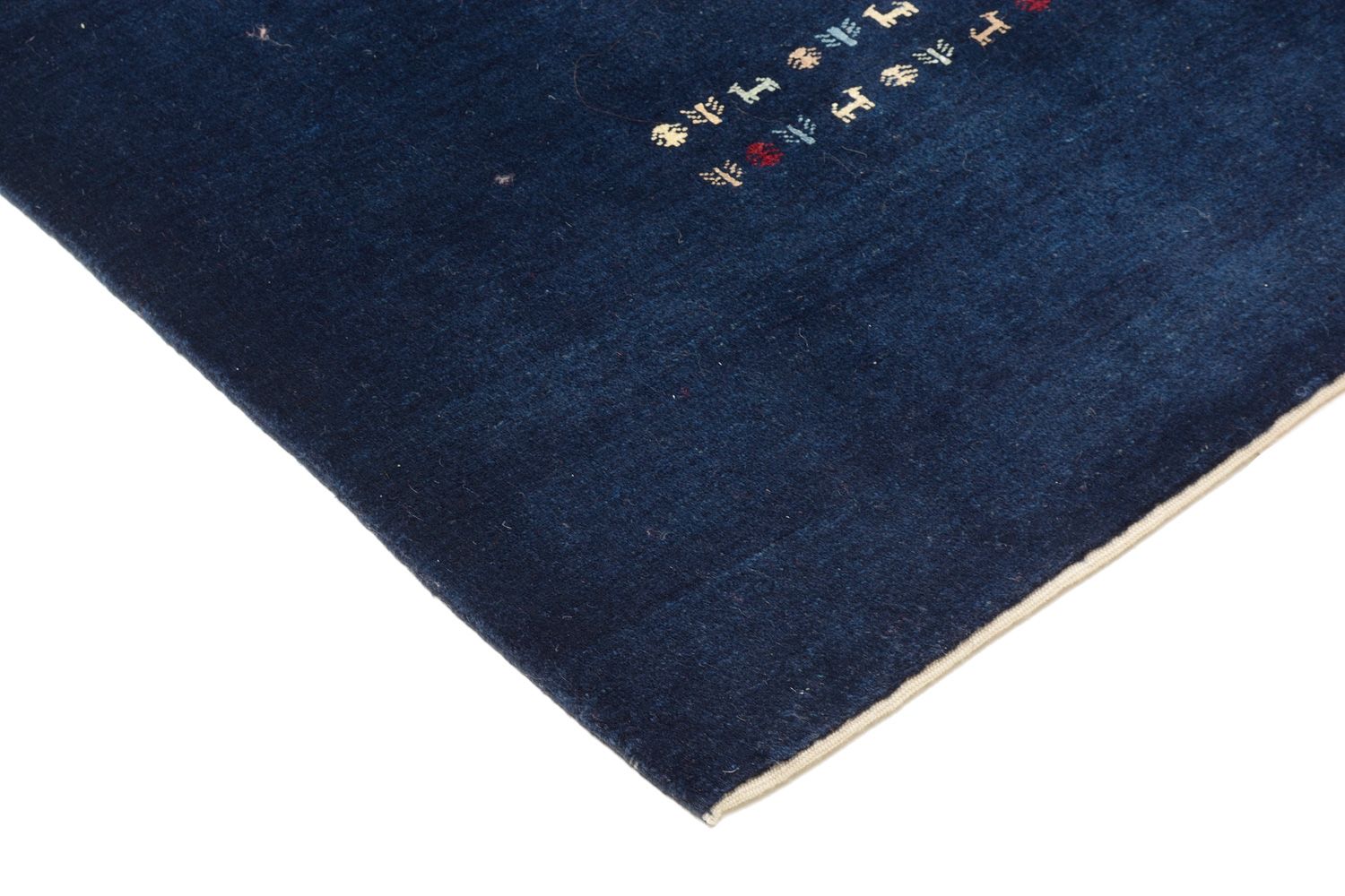 Tapis Gabbeh - Loribaft Persan - 209 x 154 cm - bleu