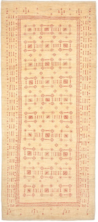 Tapis de couloir Tapis Gabbeh - Loribaft Persan - 195 x 85 cm - beige