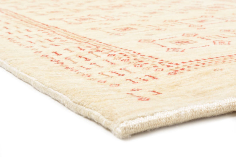 Tapis de couloir Tapis Gabbeh - Loribaft Persan - 195 x 85 cm - beige