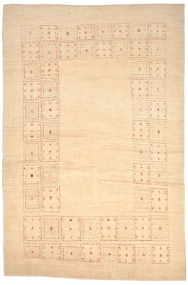 Tapis Gabbeh - Loribaft Persan - 299 x 202 cm - naturel
