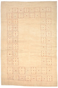 Tapis Gabbeh - Loribaft Persan - 299 x 202 cm - naturel