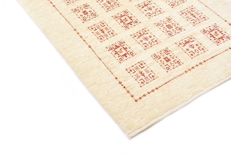 Tapis de couloir Tapis Gabbeh - Loribaft Persan - 199 x 83 cm - naturel
