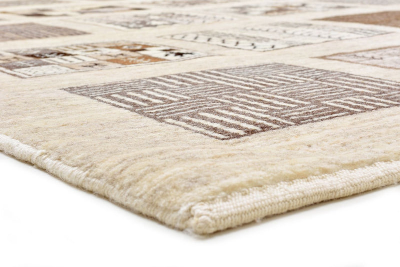 Tapis Gabbeh - Loribaft Persan - 296 x 206 cm - marron clair