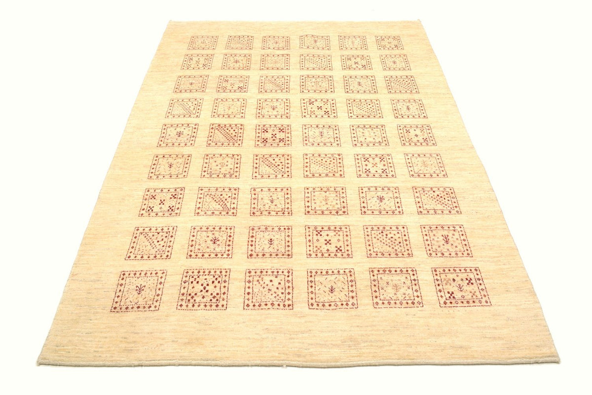 Tapis Gabbeh - Loribaft Persan - 211 x 141 cm - beige