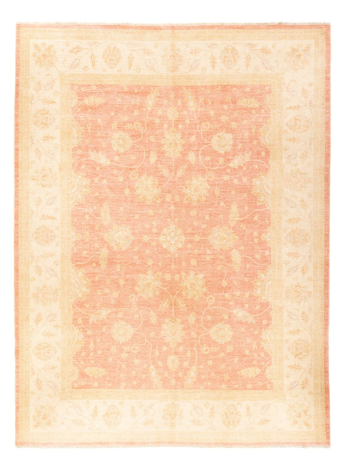 Tapis Ziegler - 347 x 258 cm - rouge clair