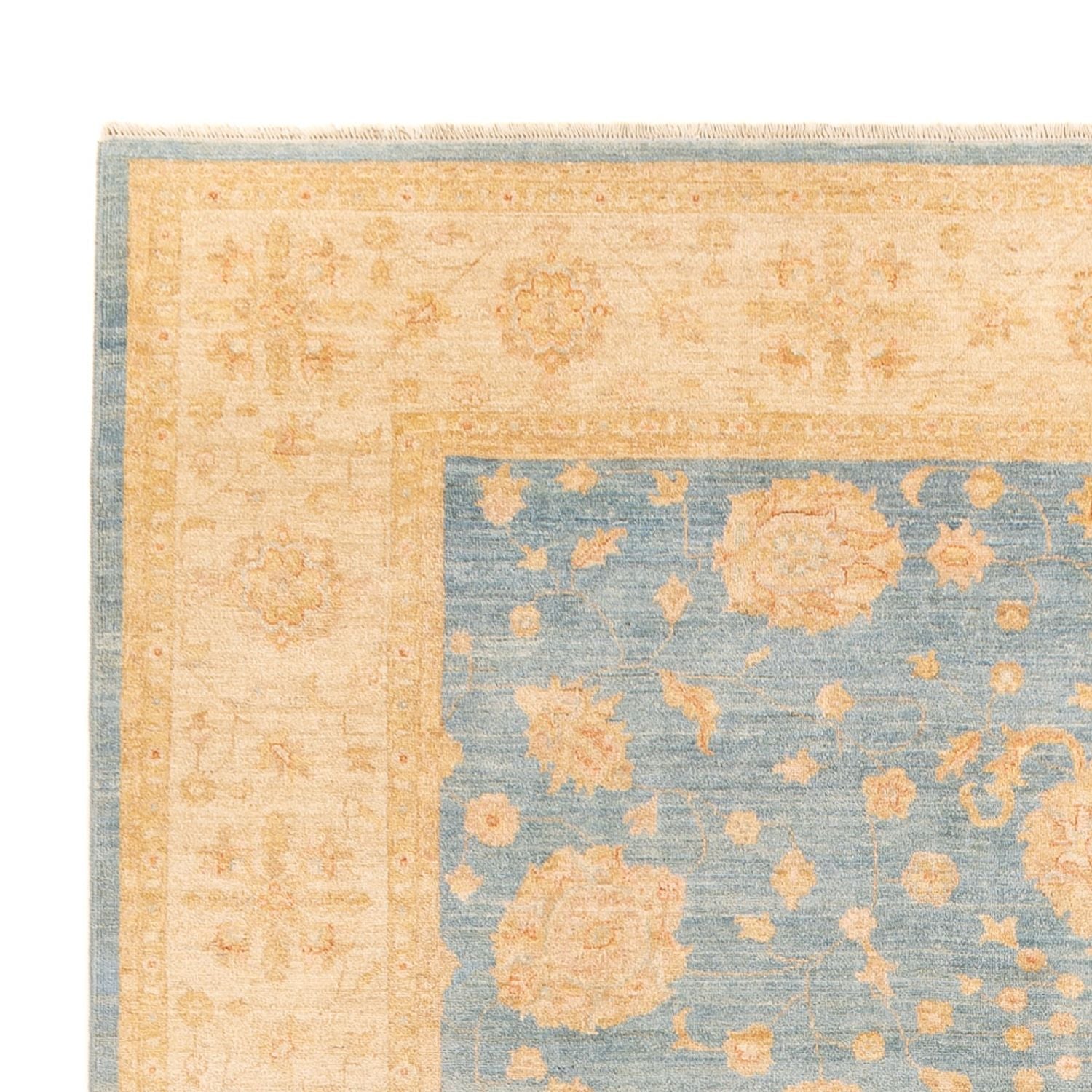 Tapis Ziegler - 343 x 258 cm - bleu clair