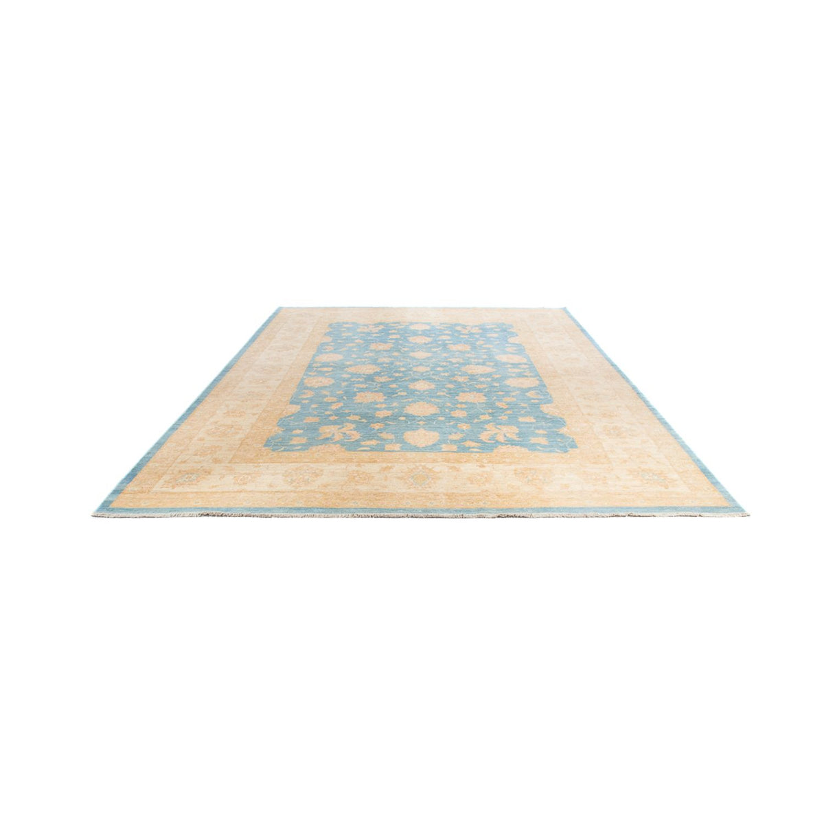 Tapis Ziegler - 342 x 255 cm - bleu clair