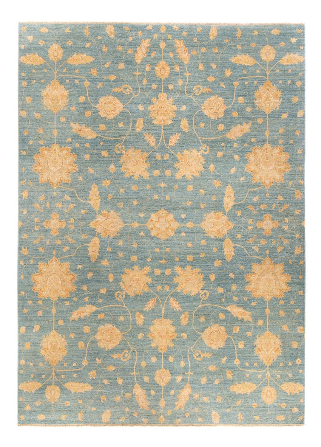 Tapis Ziegler - 348 x 252 cm - bleu de mer