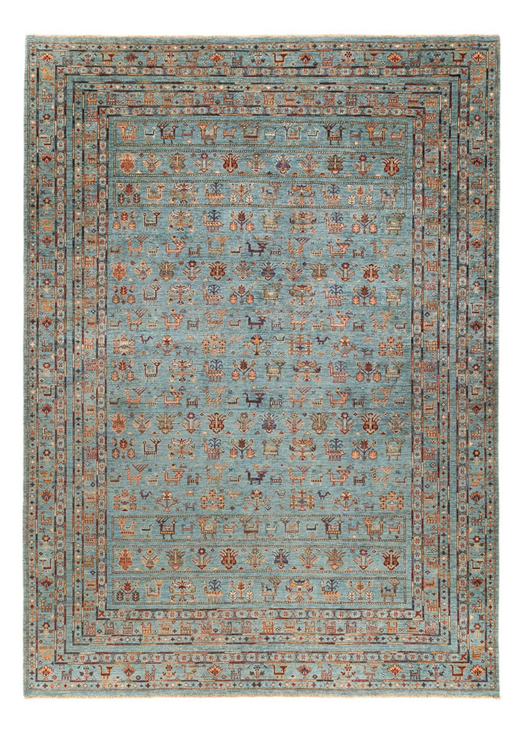 Tapis Ziegler - Ariana - 341 x 246 cm - bleu foncé