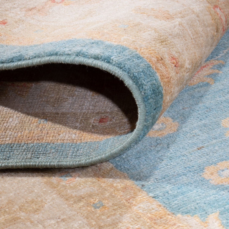 Tapis Ziegler - 353 x 255 cm - bleu