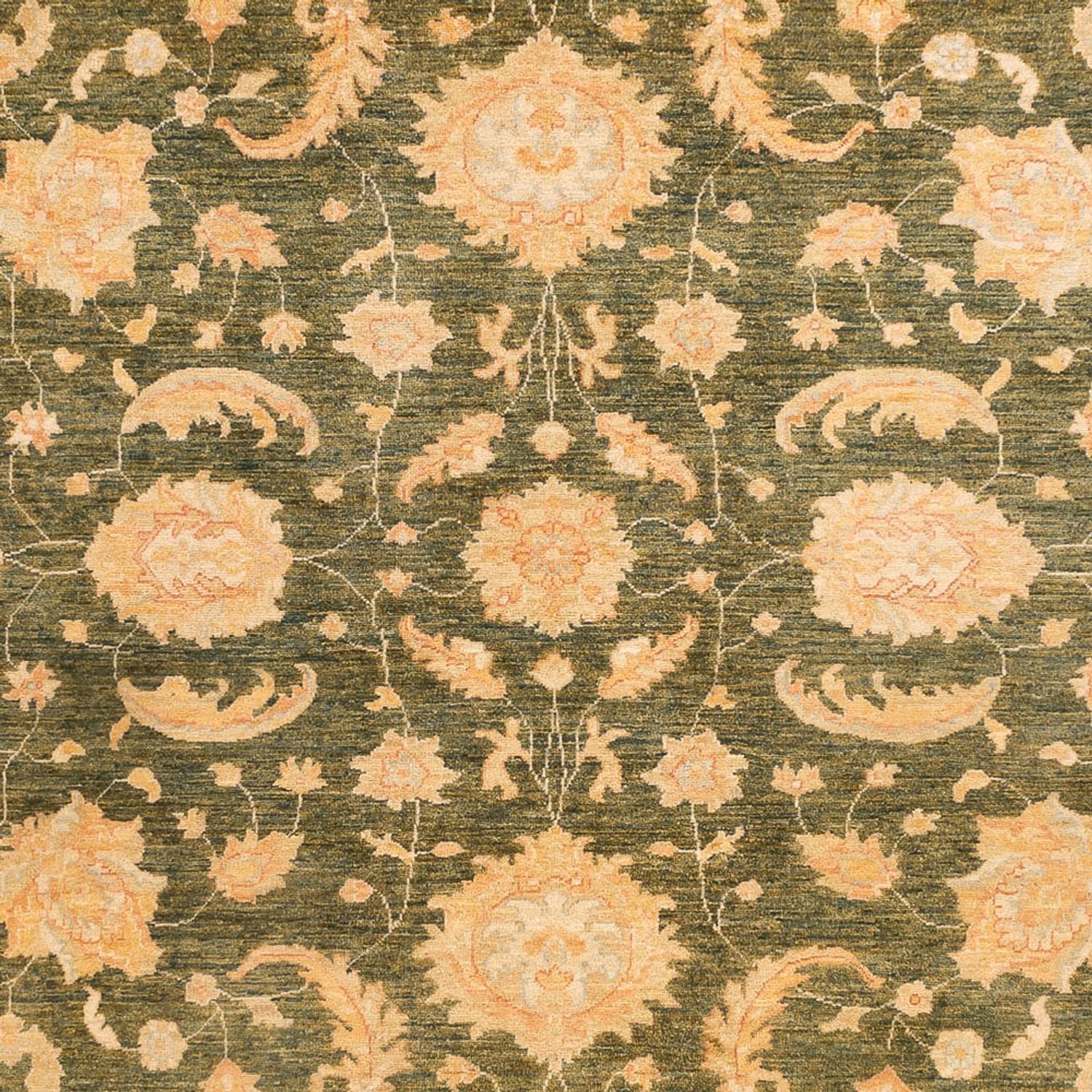 Tapis Ziegler - 346 x 258 cm - vert olive