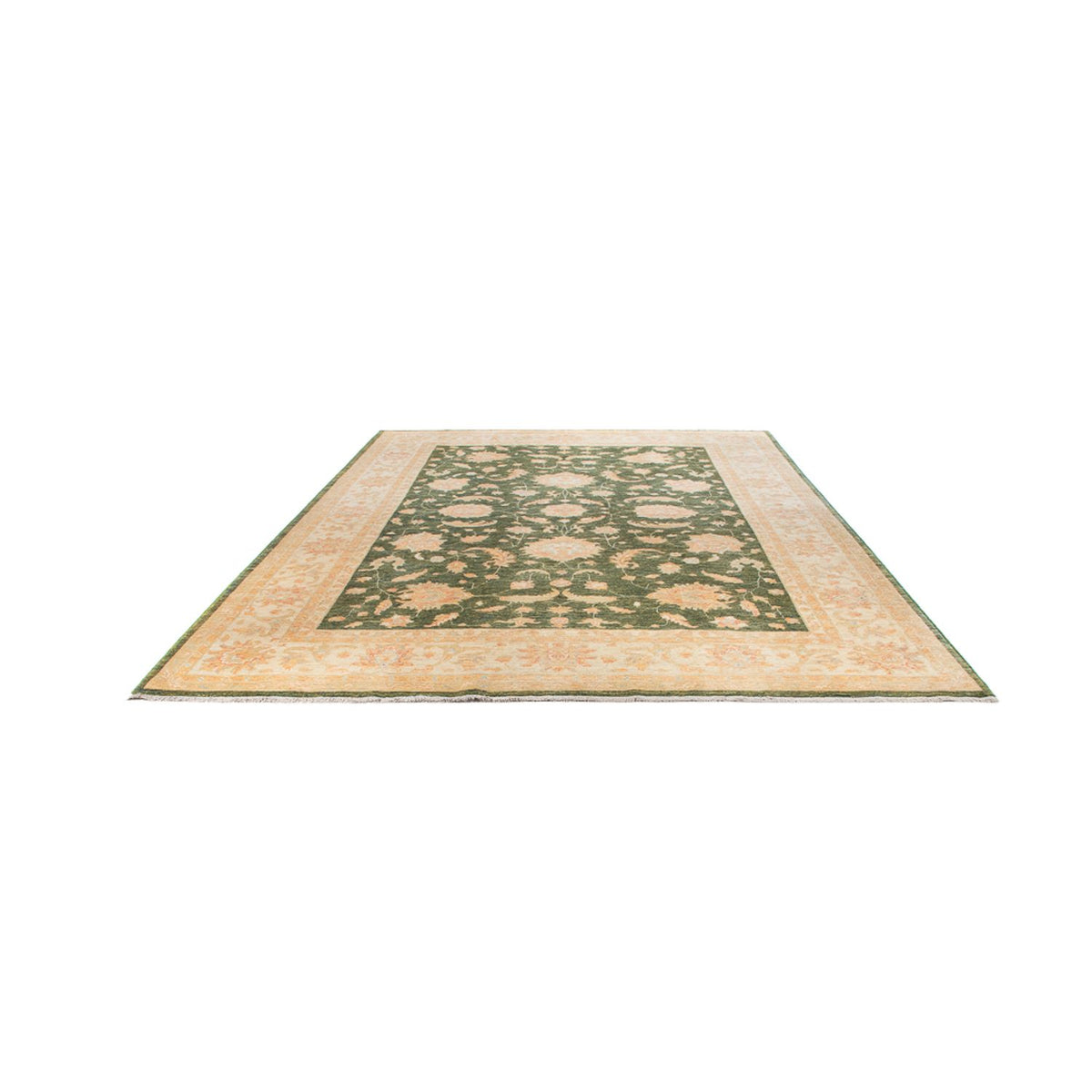 Tapis Ziegler - 346 x 258 cm - vert olive