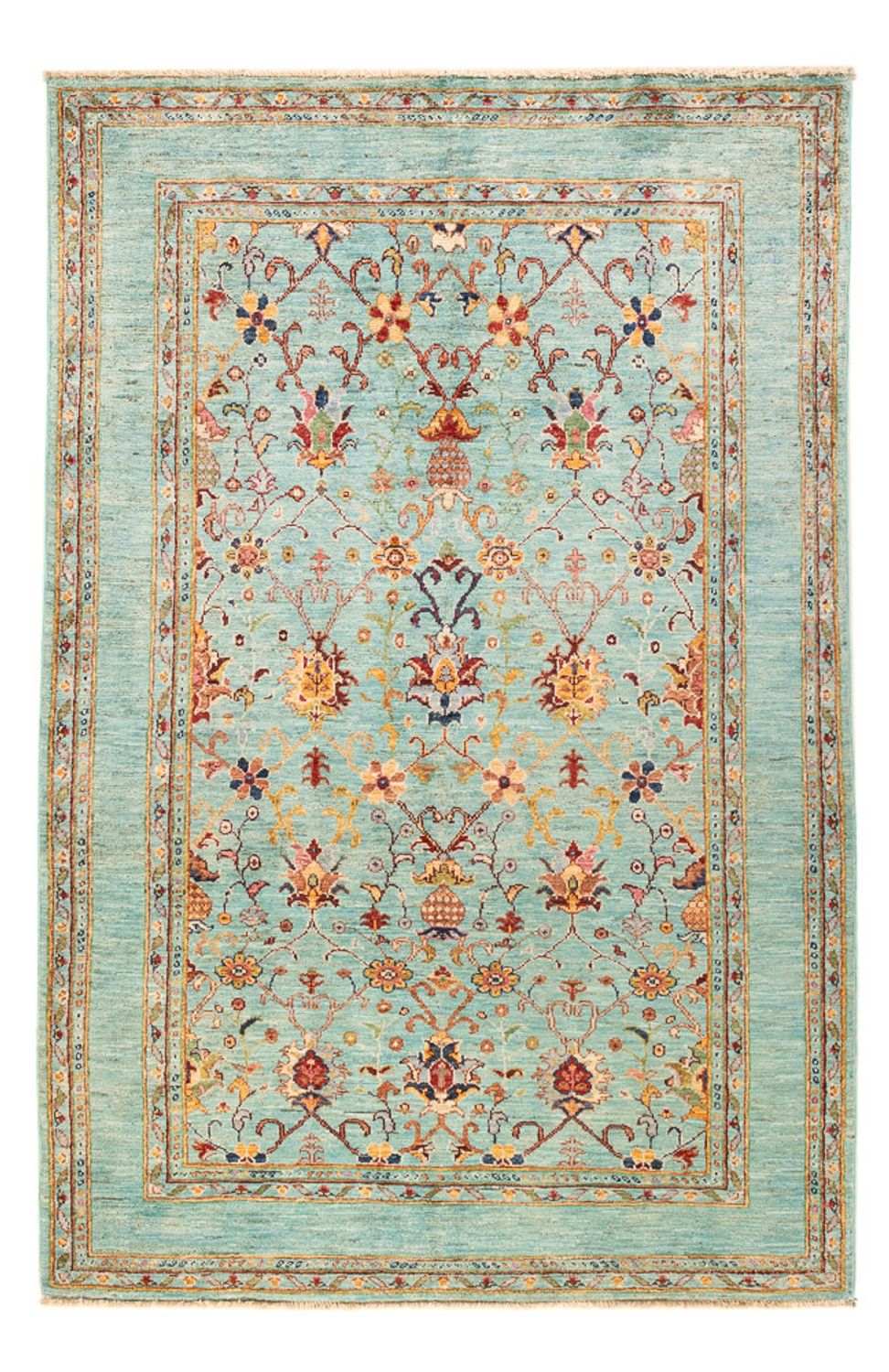 Tapis Ziegler - Ariana - 182 x 119 cm - turquoise