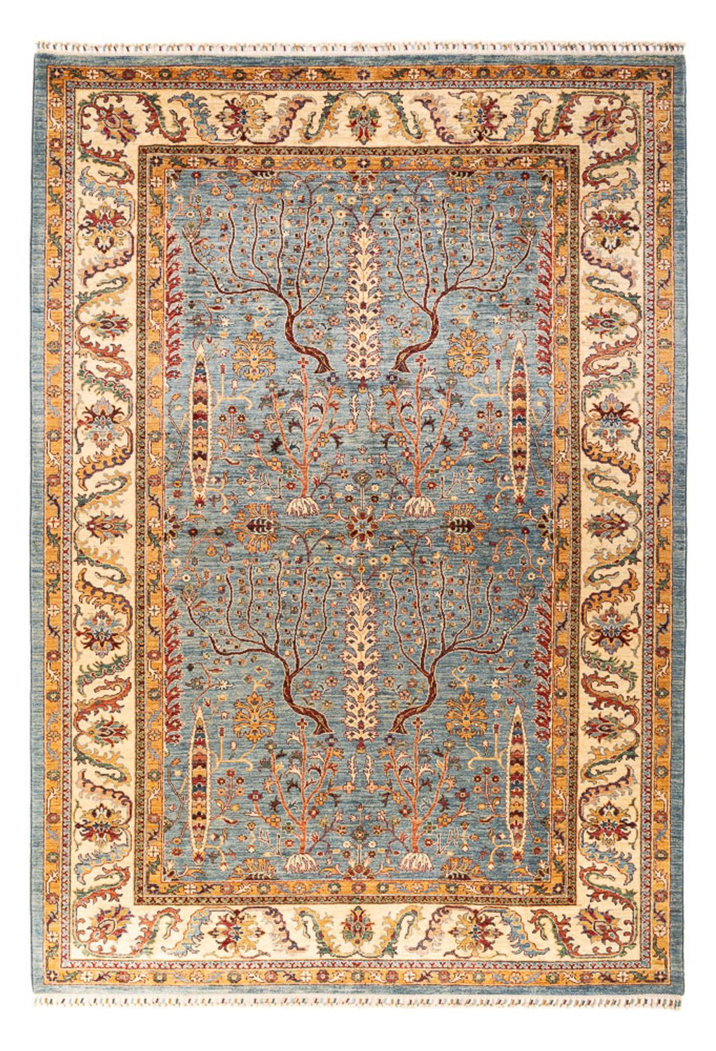 Tapis Ziegler - Ariana - 297 x 206 cm - bleu pétrole