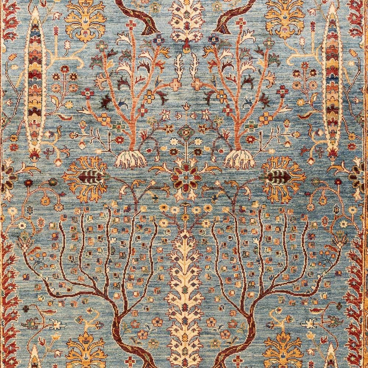 Tapis Ziegler - Ariana - 297 x 206 cm - bleu pétrole