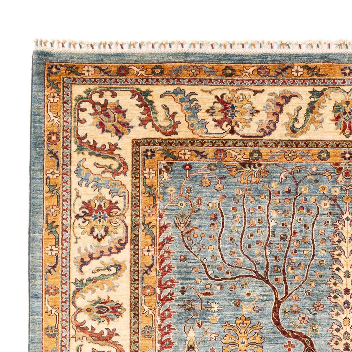 Tapis Ziegler - Ariana - 297 x 206 cm - bleu pétrole