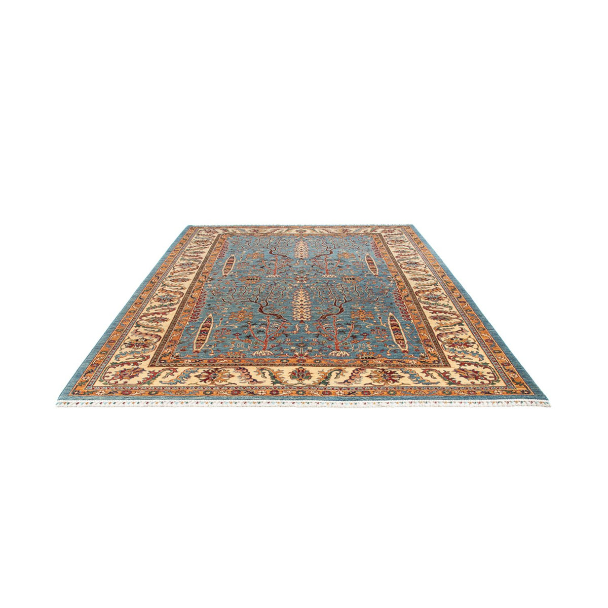 Tapis Ziegler - Ariana - 297 x 206 cm - bleu pétrole