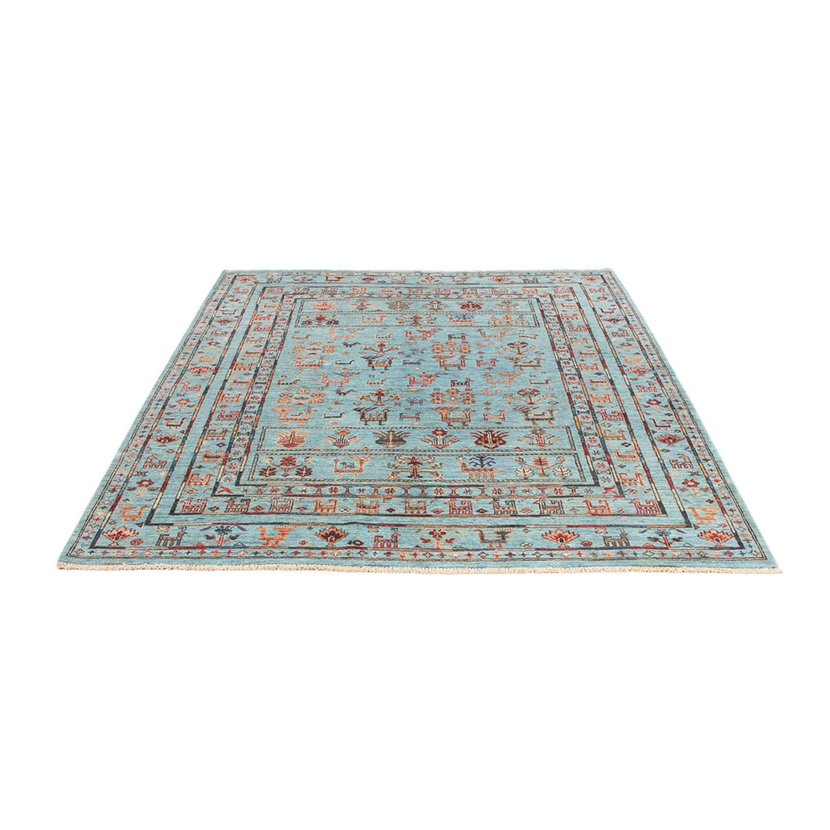 Tapis Ziegler - Ariana - 199 x 158 cm - bleu clair