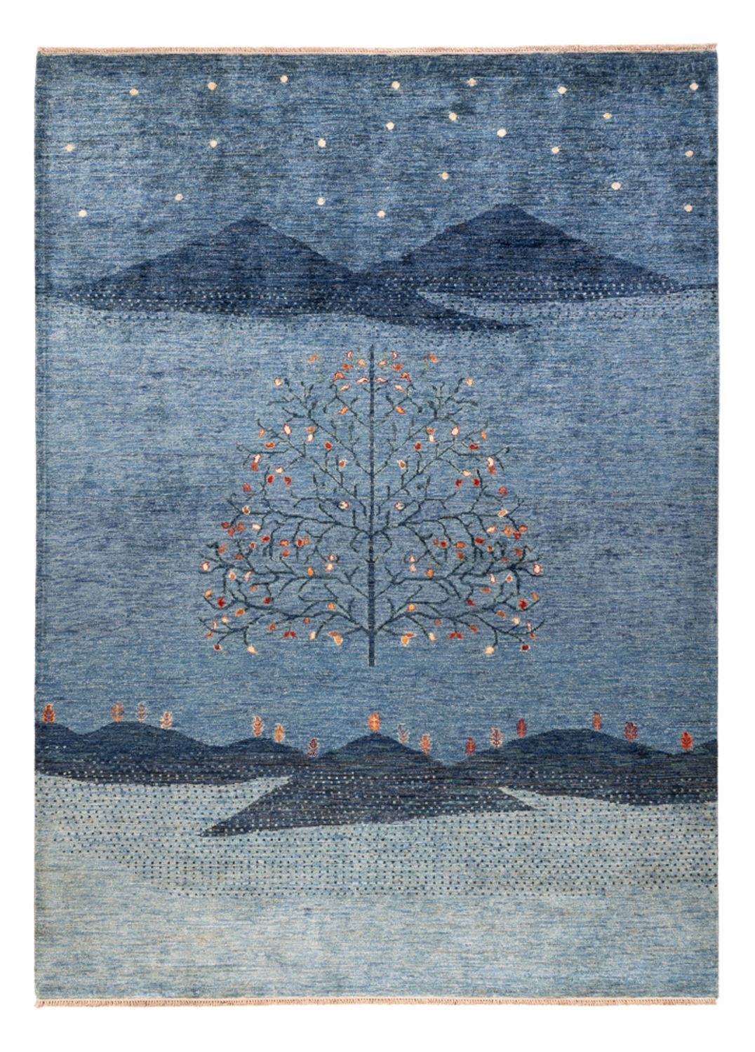 Tapis Ziegler - Ariana - 242 x 172 cm - bleu de mer