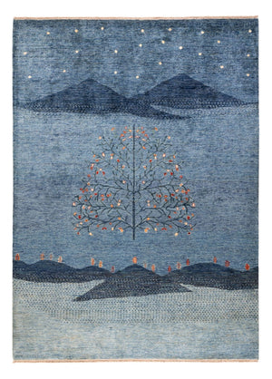 Tapis Ziegler - Ariana - 242 x 172 cm - bleu de mer