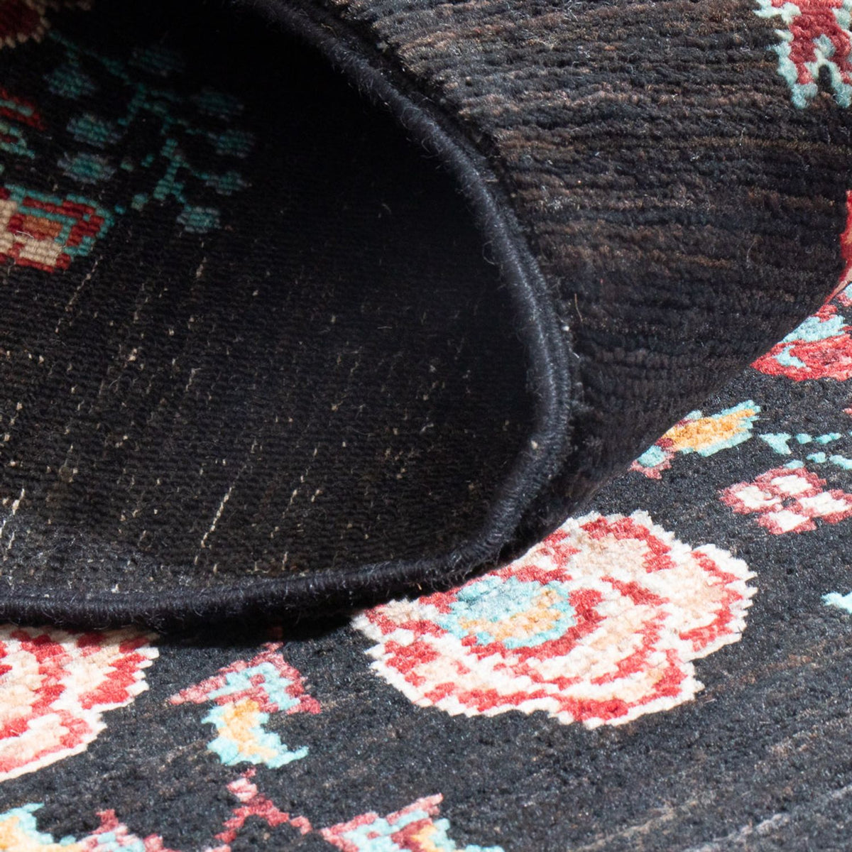 Tapis de couloir Tapis Ziegler - Ariana - 200 x 79 cm - noir