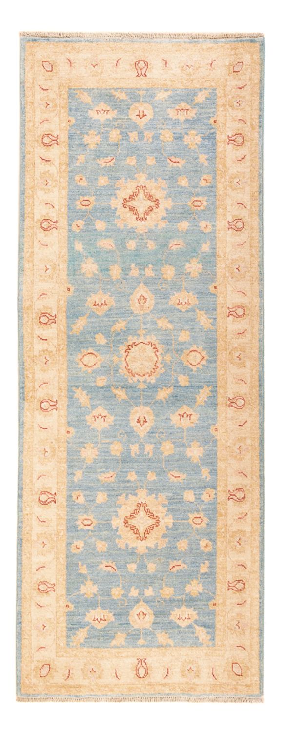 Tapis de couloir Tapis Ziegler - 200 x 77 cm - bleu clair