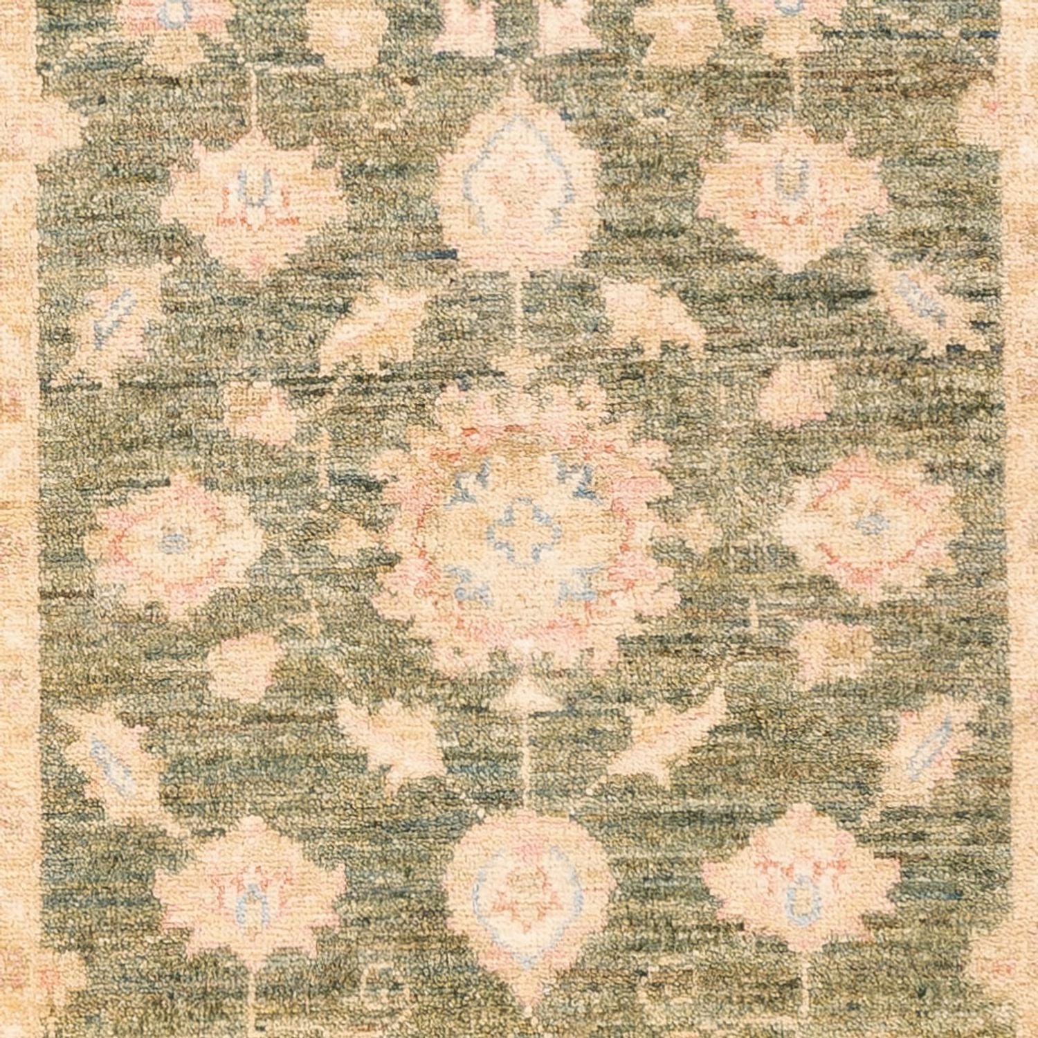 Tapis de couloir Tapis Ziegler - 197 x 77 cm - vert olive