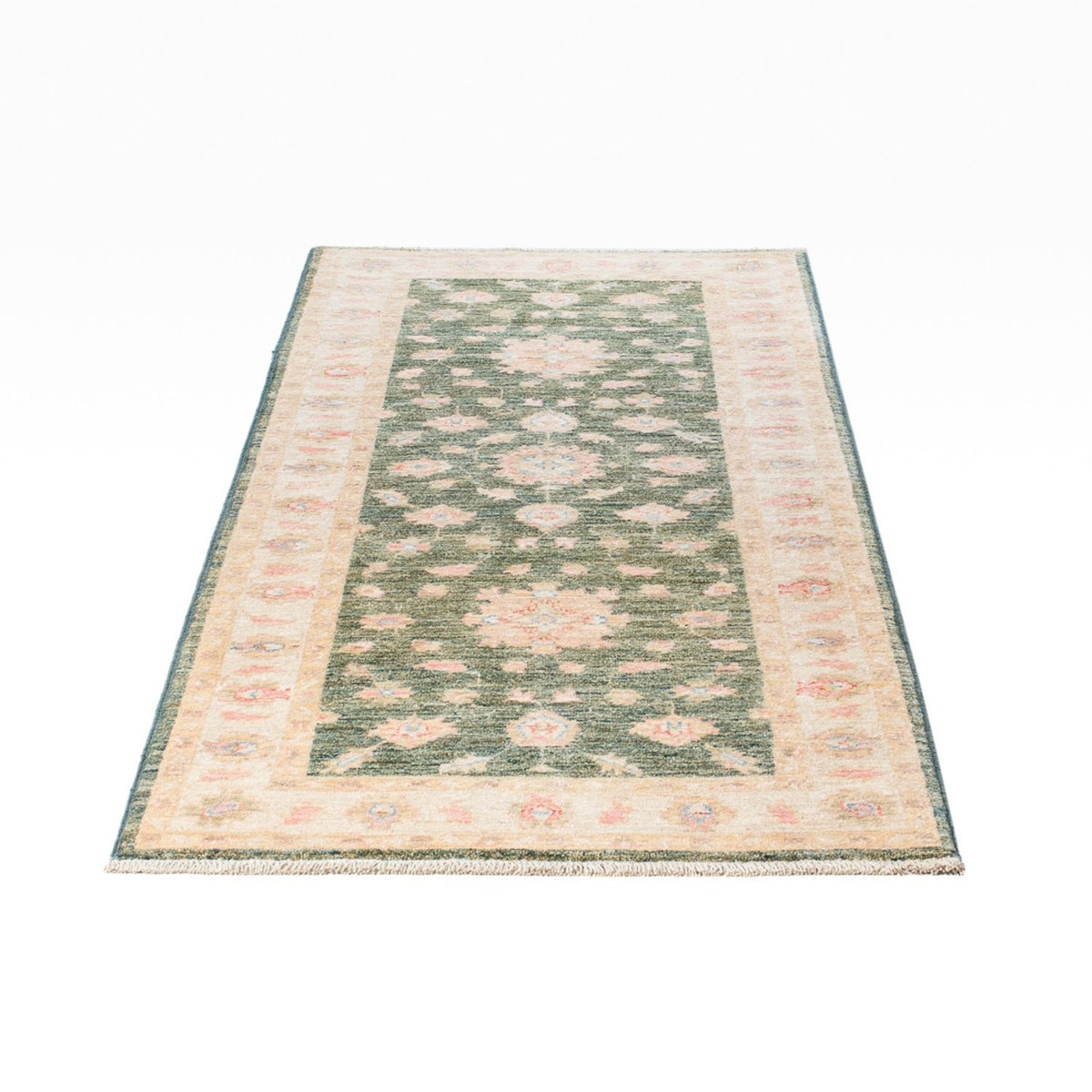 Tapis de couloir Tapis Ziegler - 197 x 77 cm - vert olive