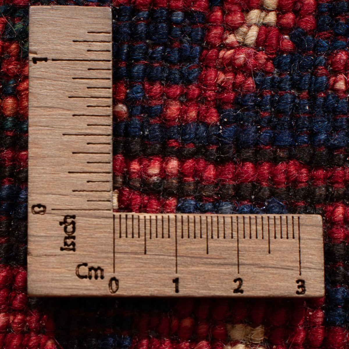 Tapis de couloir Tapis afghan - 206 x 84 cm - rouge