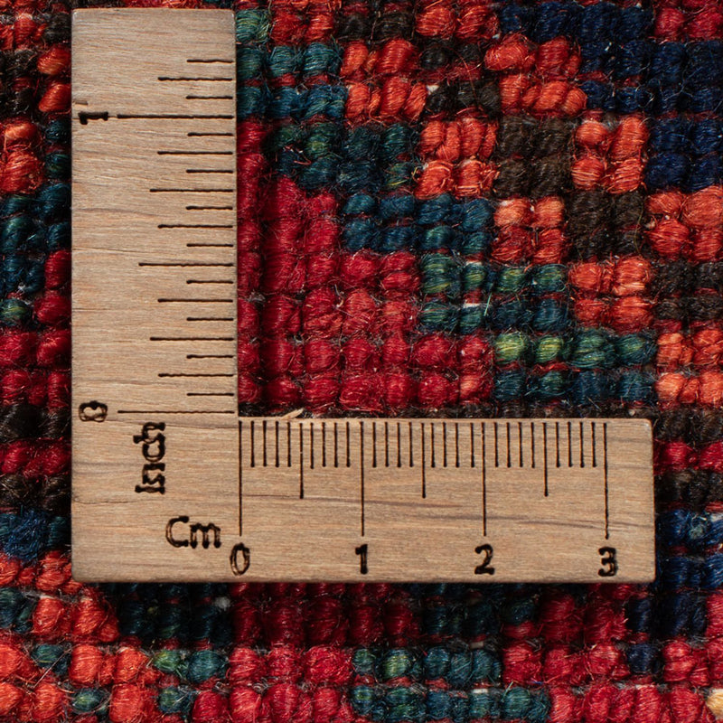 Tapis de couloir Tapis afghan - 216 x 83 cm - rouge