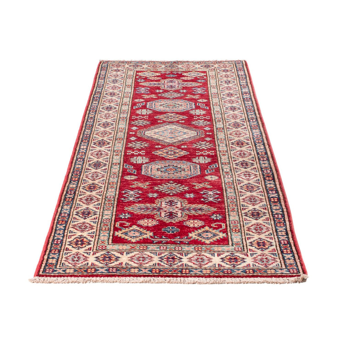 Tapis de couloir Tapis Ziegler - Kazak - 204 x 76 cm - rouge
