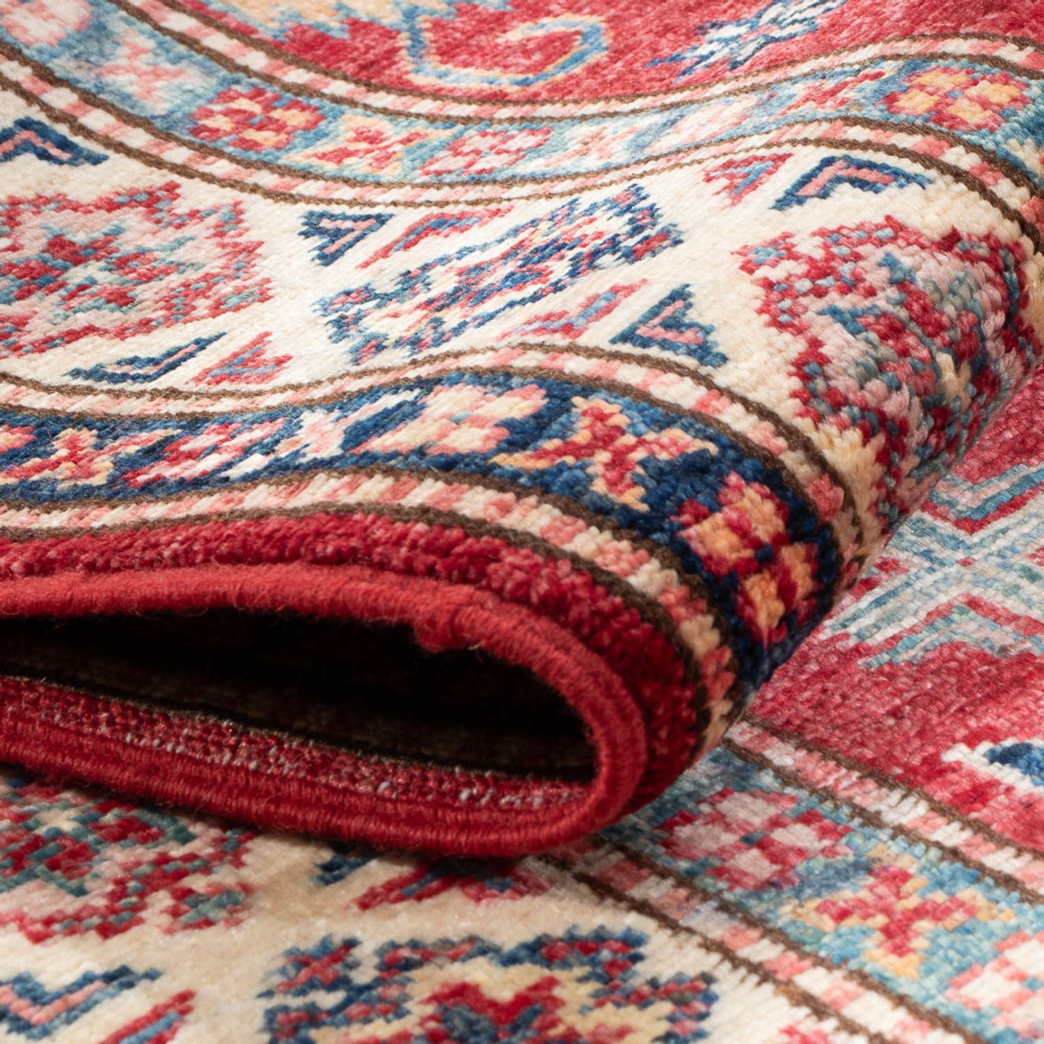 Tapis de couloir Tapis Ziegler - Kazak - 210 x 76 cm - rouge